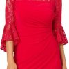 Wholesale Adrianna Papell Adrianna Papell Women'S Bell Sleeve Jersey Drape Dress