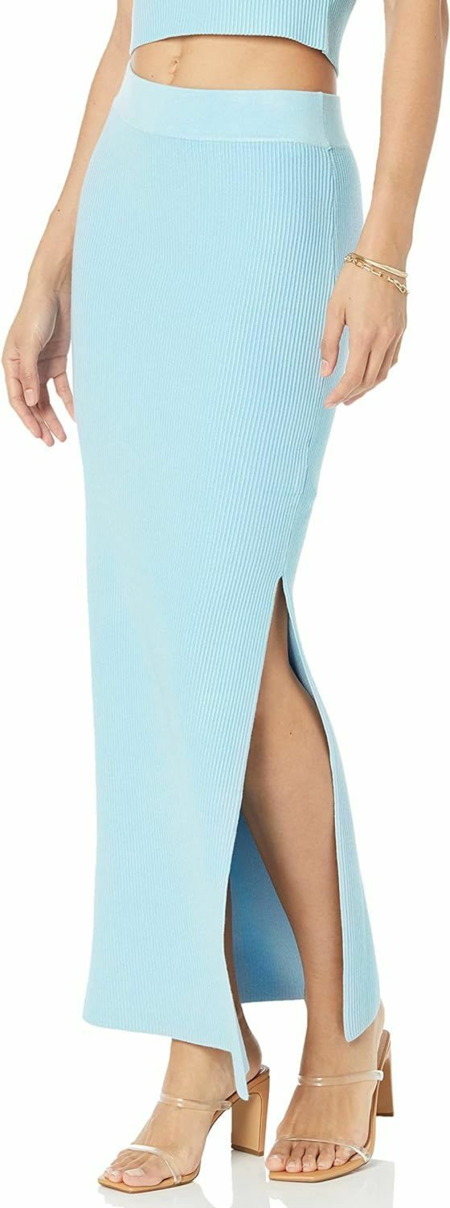 Best The Drop The Drop Women'S Tyler Ribbed Sweater Skirt