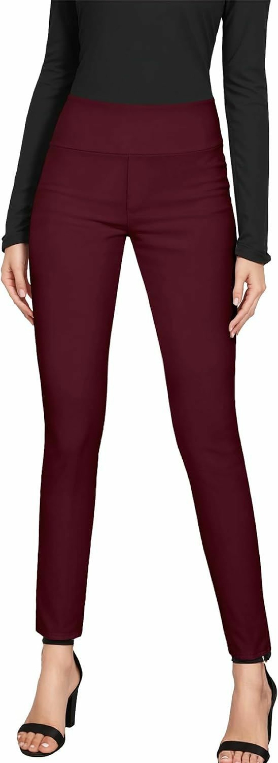 Hot Hybrid & Company Hybrid & Company Women'S Super Comfy Ultra Stretch With Full Elastic Waist Pull On Millennium Twill Pants