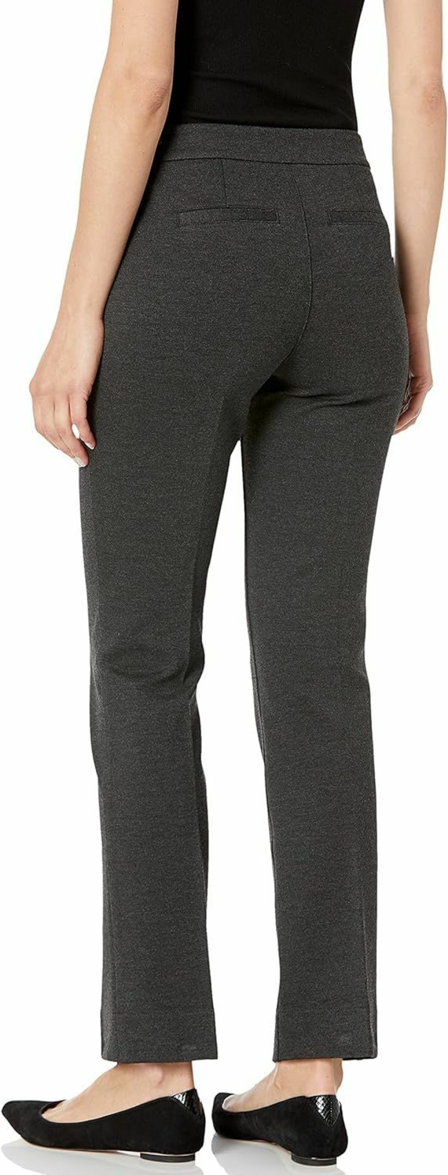 Hot NYDJ Nydj Women'S Petite Ponte Trouser Pant, Charcoal Heather, 14P