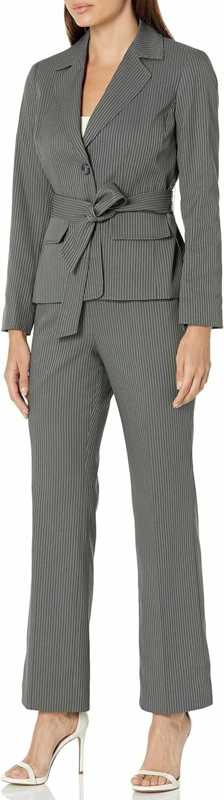 Wholesale Le Suit Women'S Plus Size Jacket/Pant Suit