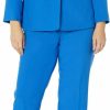 Clearance Le Suit Women'S Plus Size 1 Button Jacket & Slim Pant