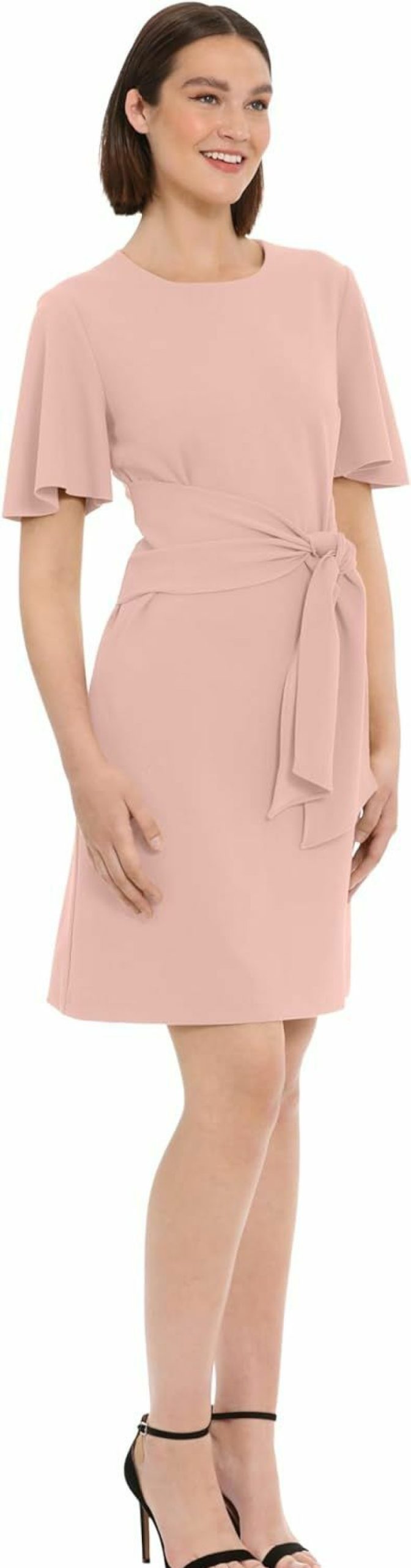 Hot Donna Morgan Donna Morgan Women'S Tie Front Crepe Dress