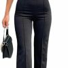 Online LIVECLOTH Pants For Women High Waist, High Waist Long Straight Leg Pants