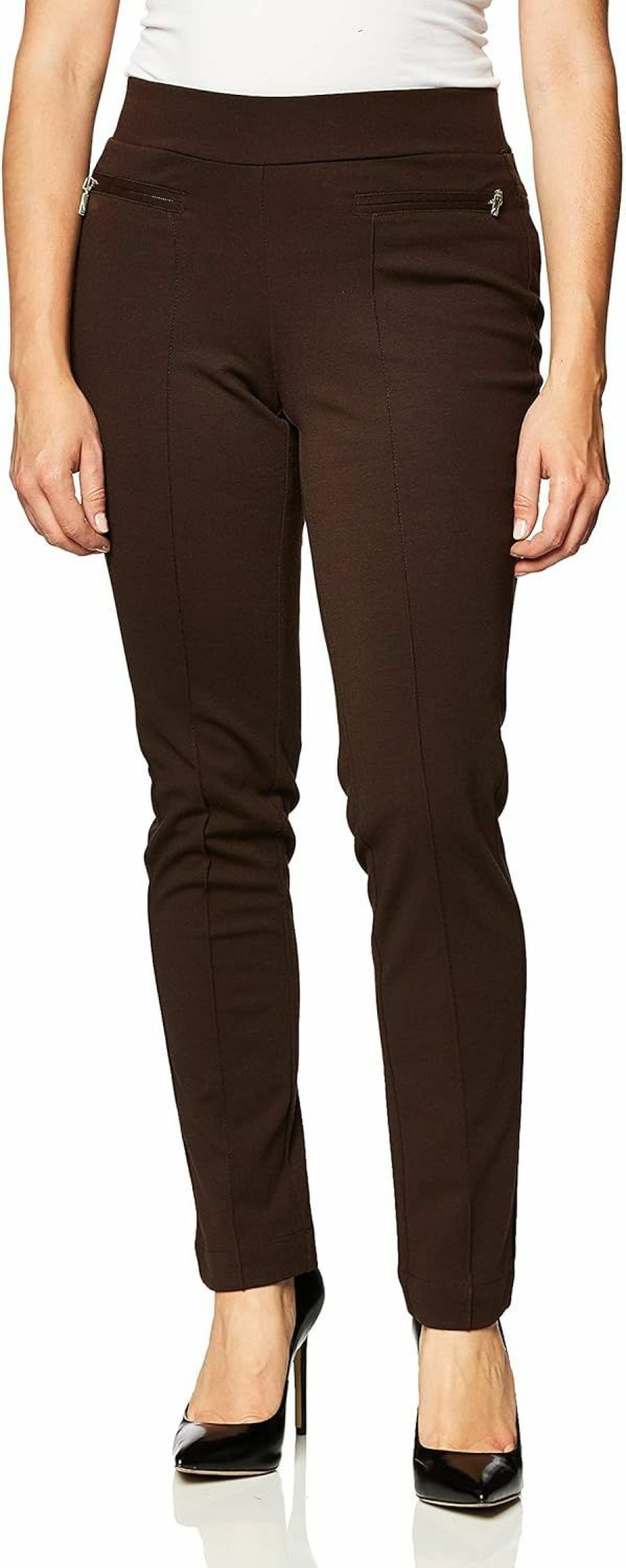 New Rafaella Rafaella Women'S Slim Comfort Fit Ponte Dress Pants (Sizes 4-14 Petite)