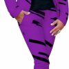 Best PAODIKUAI Paodikuai Women'S 2 Piece Outfits Long Sleeve Stripe Jacket Top And Pants Suit Set