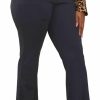 Clearance DGD Wrinkle-Free Stretch Dress Pants Plus Size For Women Pull-On Pant Ease Into Comfort Office Pant Grey 3Xl