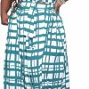 Online Hafailia Hafailia Women'S Plus Size Two Piece Dresses Tie Up Crop Tops + Empire Waist Skirts Outfits Sets