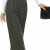 Online FUNYYZO Funyyzo Women'S Wide Leg Pants High Elastic Waisted In The Back Business Work Trousers Long Straight Suit Pants