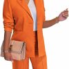 Online Tcremisa Tcremisa Women'S 2024 Fashion Blazer Shorts Set Long Sleeve Office Suit Sets Casual 2 Piece Business Outfits