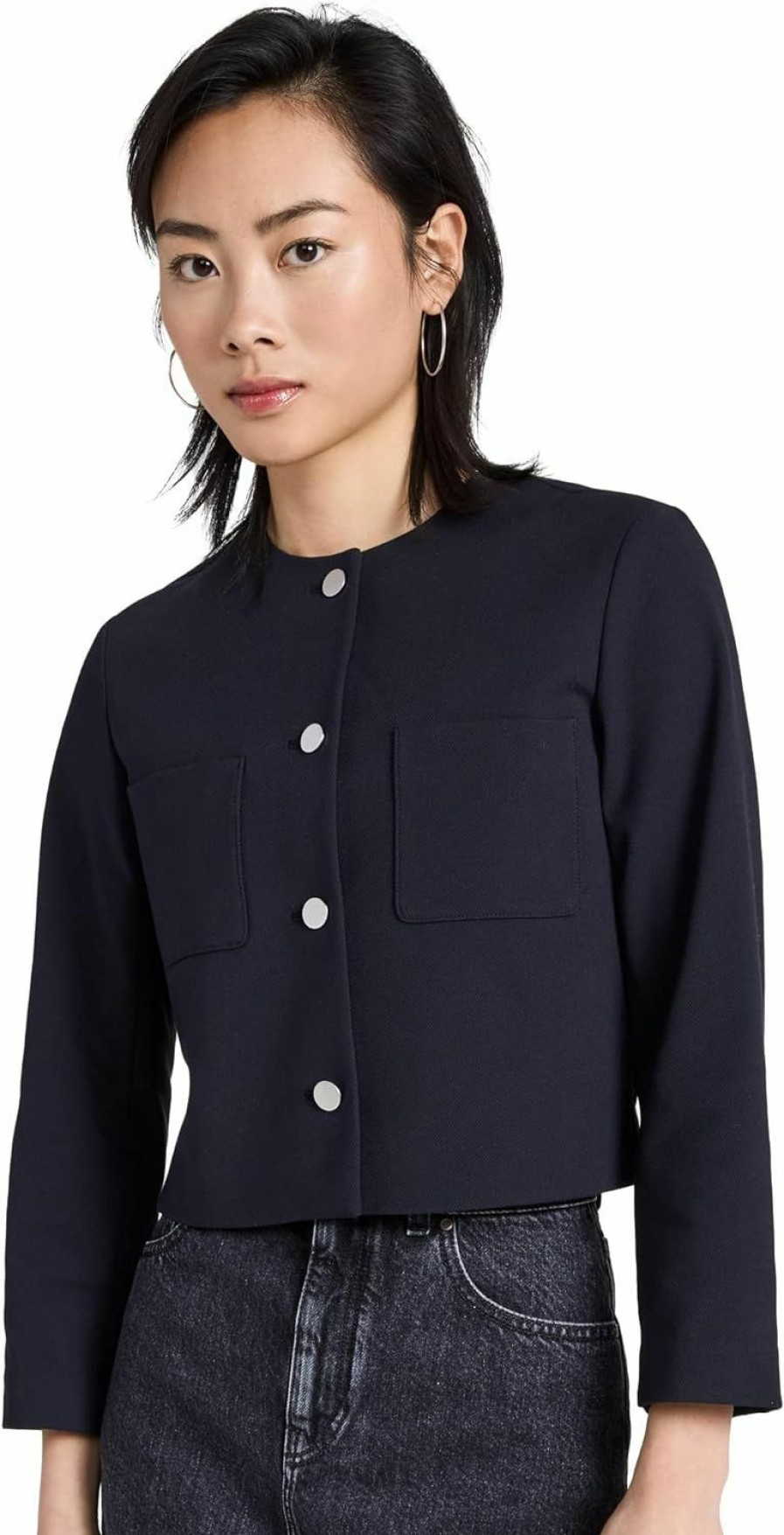 Online Theory Theory Women'S Short Crop Jacket Neoteric