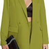 New EXTRO&VERT Extro&Vert Women Blazer Oversized Long Sleeve Lapel Button Boyfriend Casual Office Suit Jacket