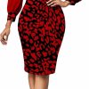 New FoveNK Elegant Dresses For Women Bodycon Formal Pencil Cocktail Evening Gowns Dress Party