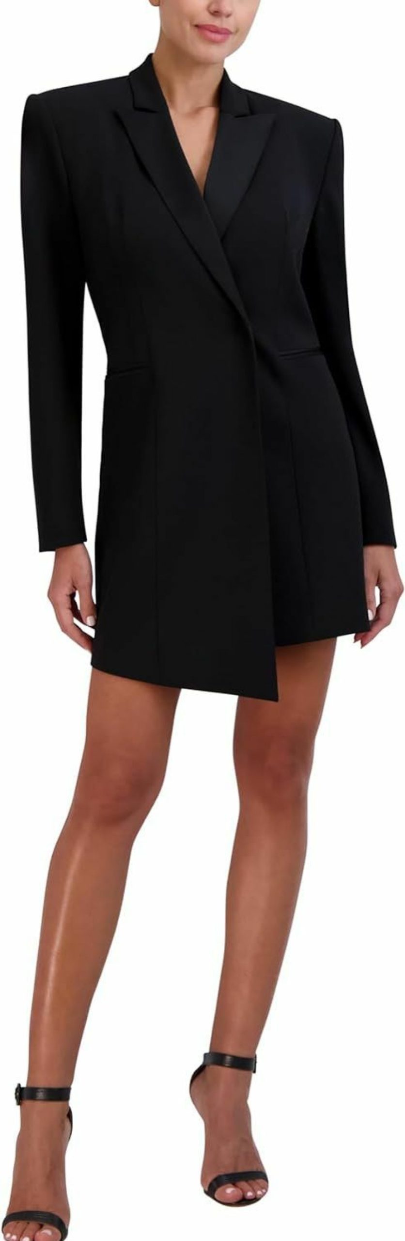 Clearance BCBGMAXAZRIA Bcbgmaxazria Women'S Long Sleeve V Neck Single Breasted Mini Blazer Dress