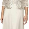 Clearance Alex Evenings Alex Evenings Women'S Two Piece Dress With Lace Jacket (Petite And Regular Sizes)