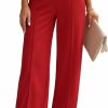 Hot Vetinee Vetinee Womens Dress Pants Business Casual High Waisted Wide Leg Trousers Work Office Pull On Stretch Pants