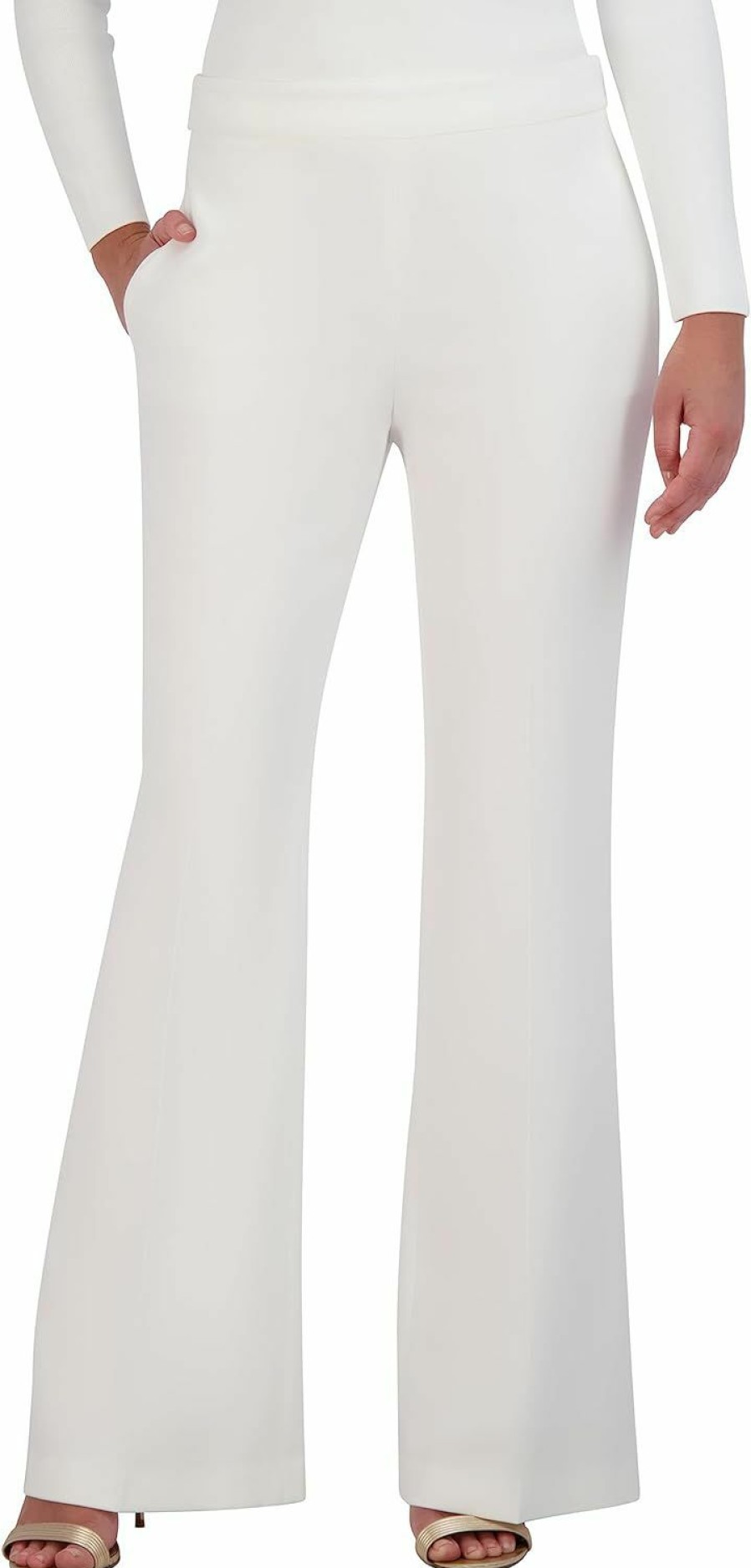 Clearance BCBGMAXAZRIA Bcbgmaxazria Women'S Flare Leg Pant With Zipper