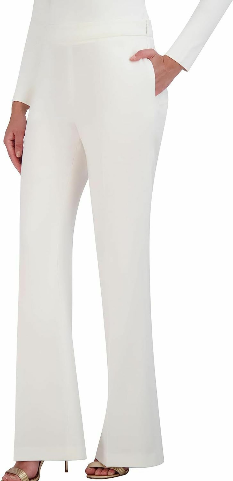 Clearance BCBGMAXAZRIA Bcbgmaxazria Women'S Flare Leg Pant With Zipper