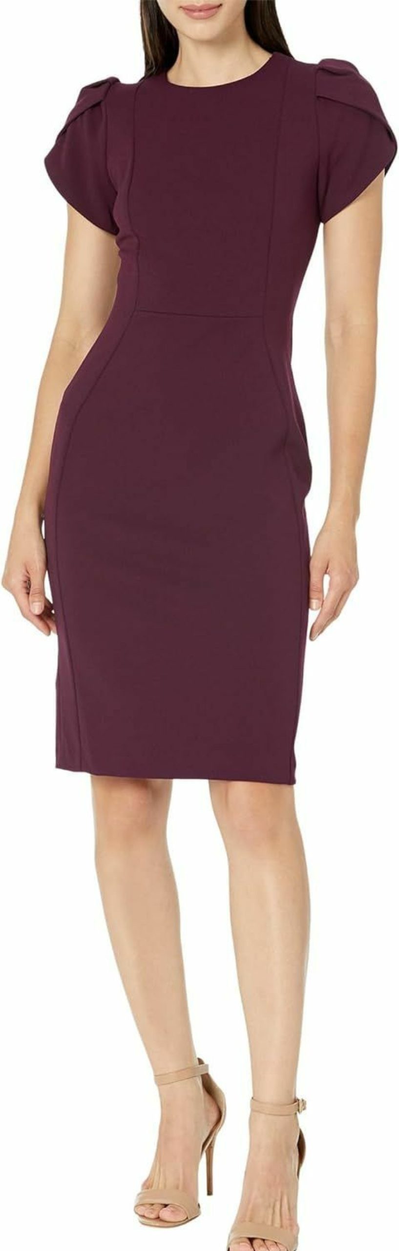 New Calvin Klein Calvin Klein Tulip Sleeve Sheath Dress