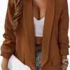 Hot KIRUNDO Kirundo Womens Fall Fashion 2024 Casual Blazers Long Sleeve Open Front Work Suit Office Blazer Jackets With Pockets