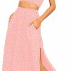 Online Floerns Floerns Women'S Summer Printed 2 Piece Outfit Crop Tube Tops And Split Long Skirt Set