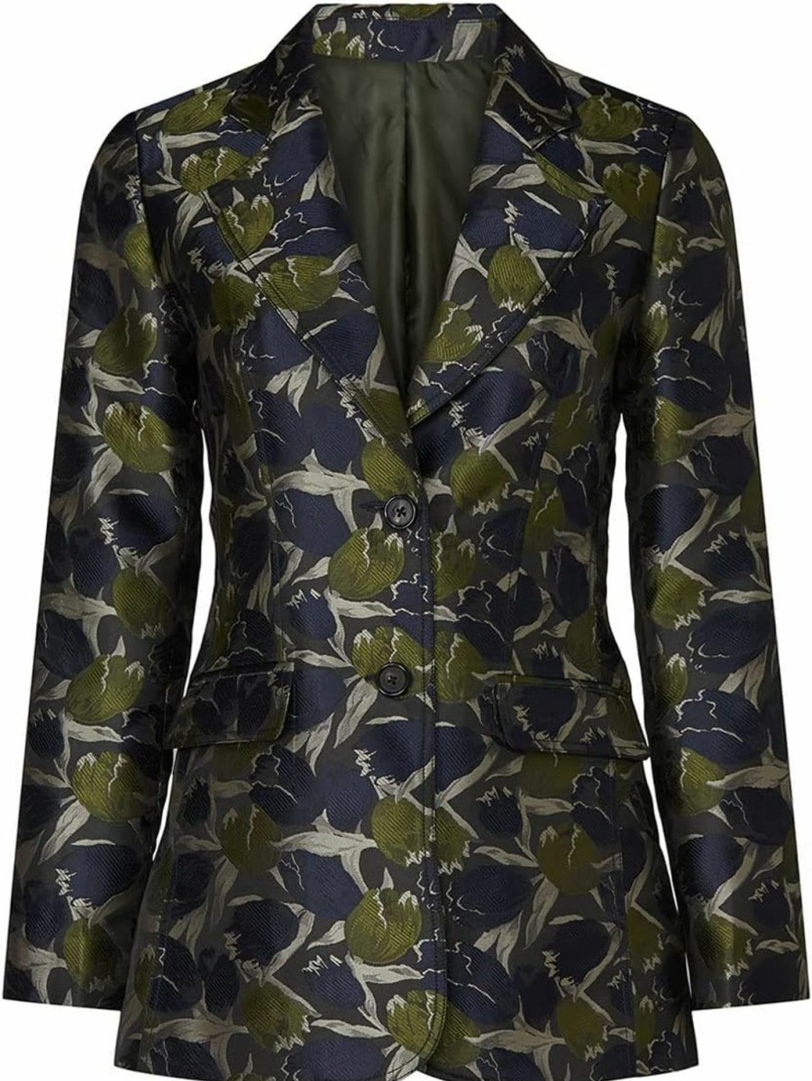 Wholesale Derek Lam Collective Rent The Runway Pre-Loved Tulip Print Suit Jacket