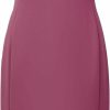 New Hobemty Women'S Sleeveless Sheath Dress Boat Neck Casual Office Pencil Dresses