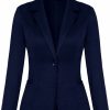 New MINTLIMIT Mintlimit Blazers For Women Casual Long Sleeve Open Front Cardigan Work Office Blazers Jacket With Pockets Navy Small