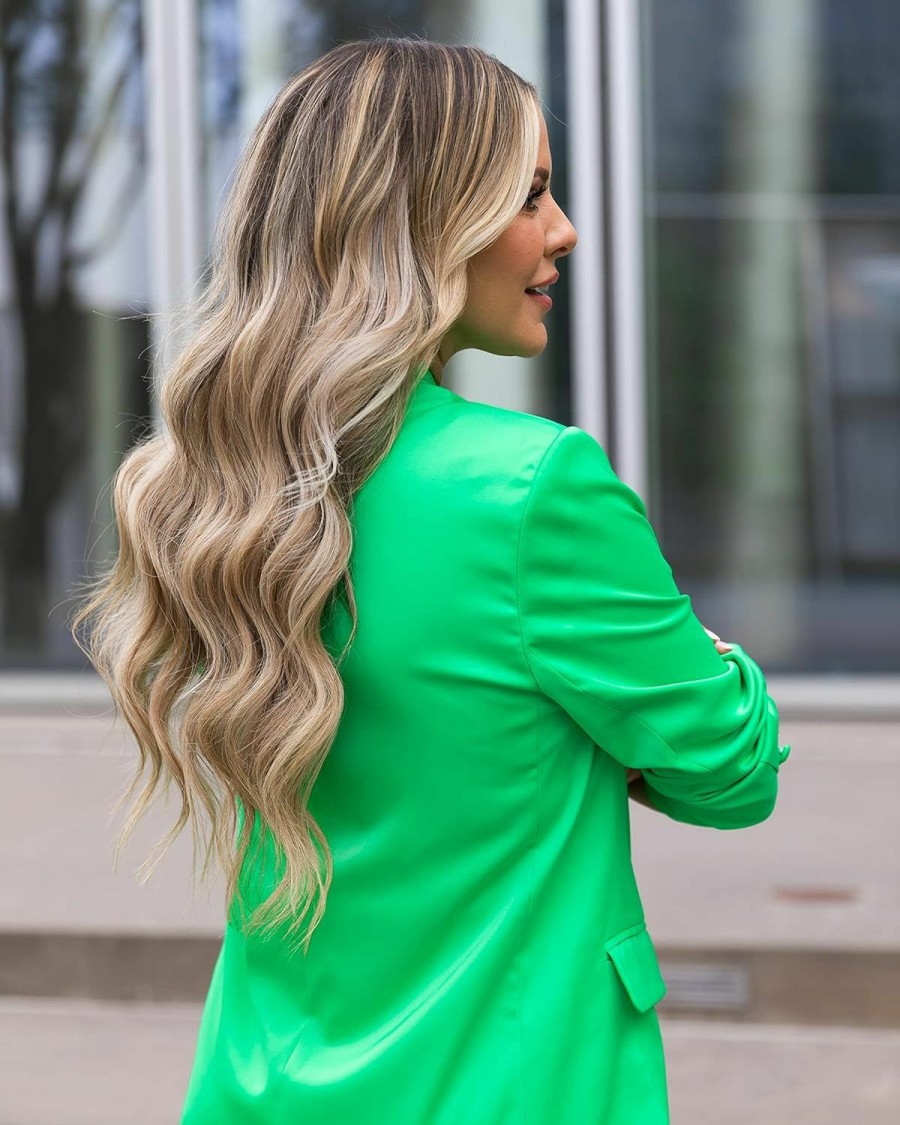 Wholesale The Drop The Drop Women'S Brighter Green Double Breast Blazer By @Kerrently