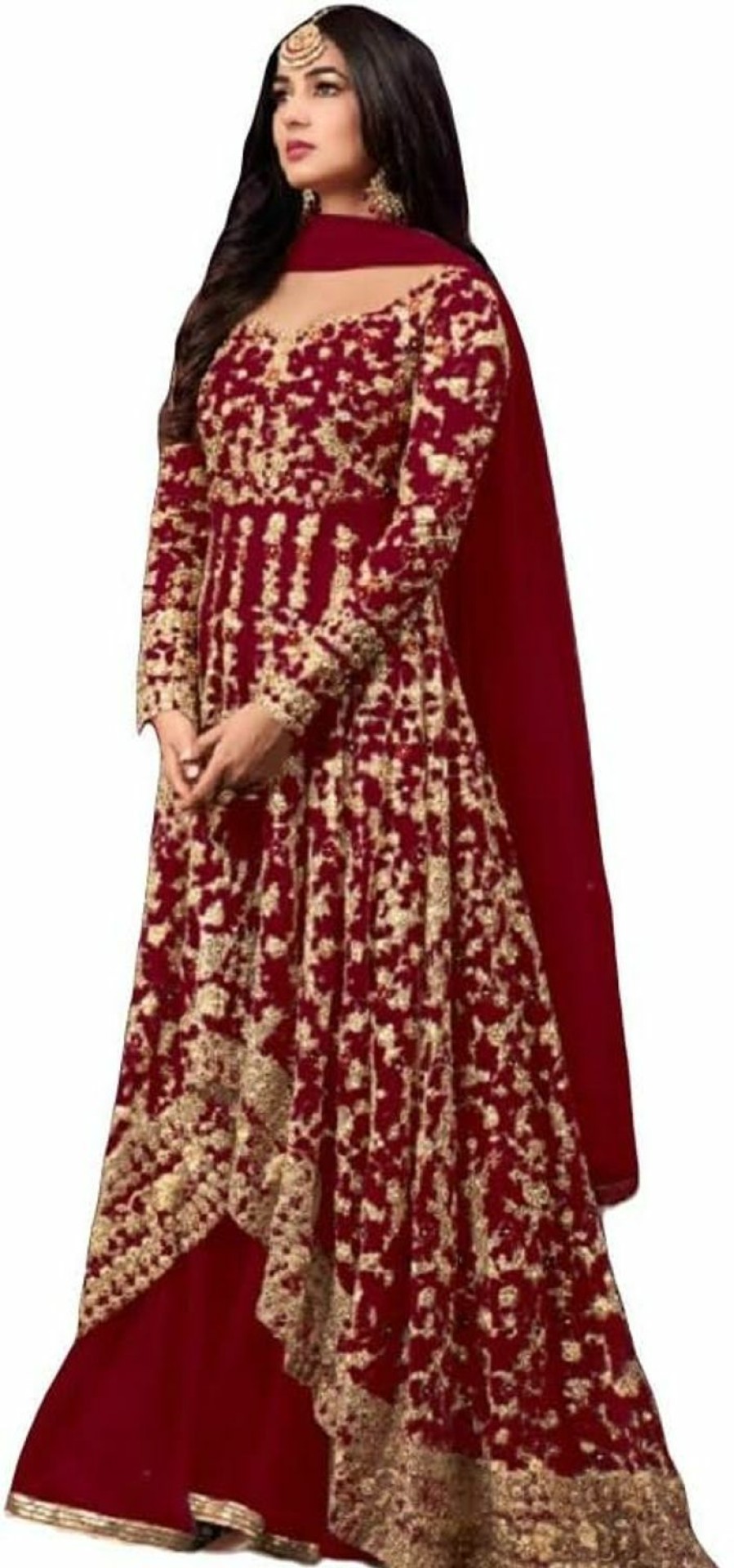 Clearance Generic Prija Collection Ready To Wear Indian Pakistani Wedding/Party Wear Designer Style Anarkali Suit For Womens