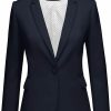 Hot GRAPENT Grapent Women'S Business Casual Pockets Work Office Blazer Back Slit Jacket Suit