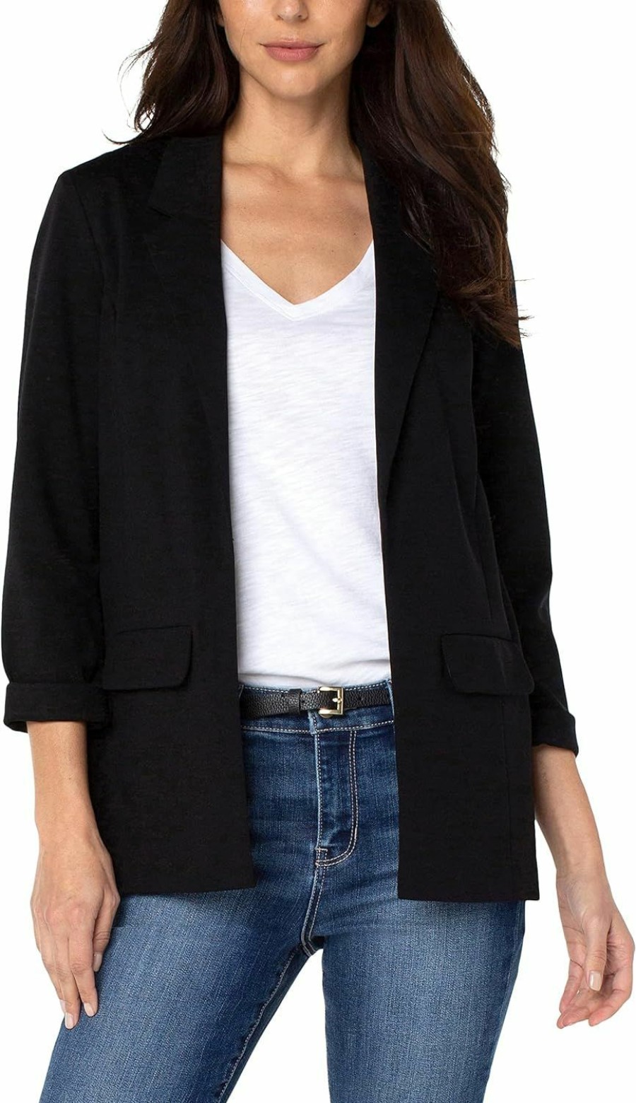 Online Liverpool Liverpool Women'S Boyfriend Blazer Super Stretch Ponte