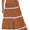 Clearance PRETTYGARDEN Prettygarden Womens 2024 Summer Two Piece Vacation Beach Outfits Dressy Sleeveless Cropped Tank Tops And Long Maxi Skirt Sets