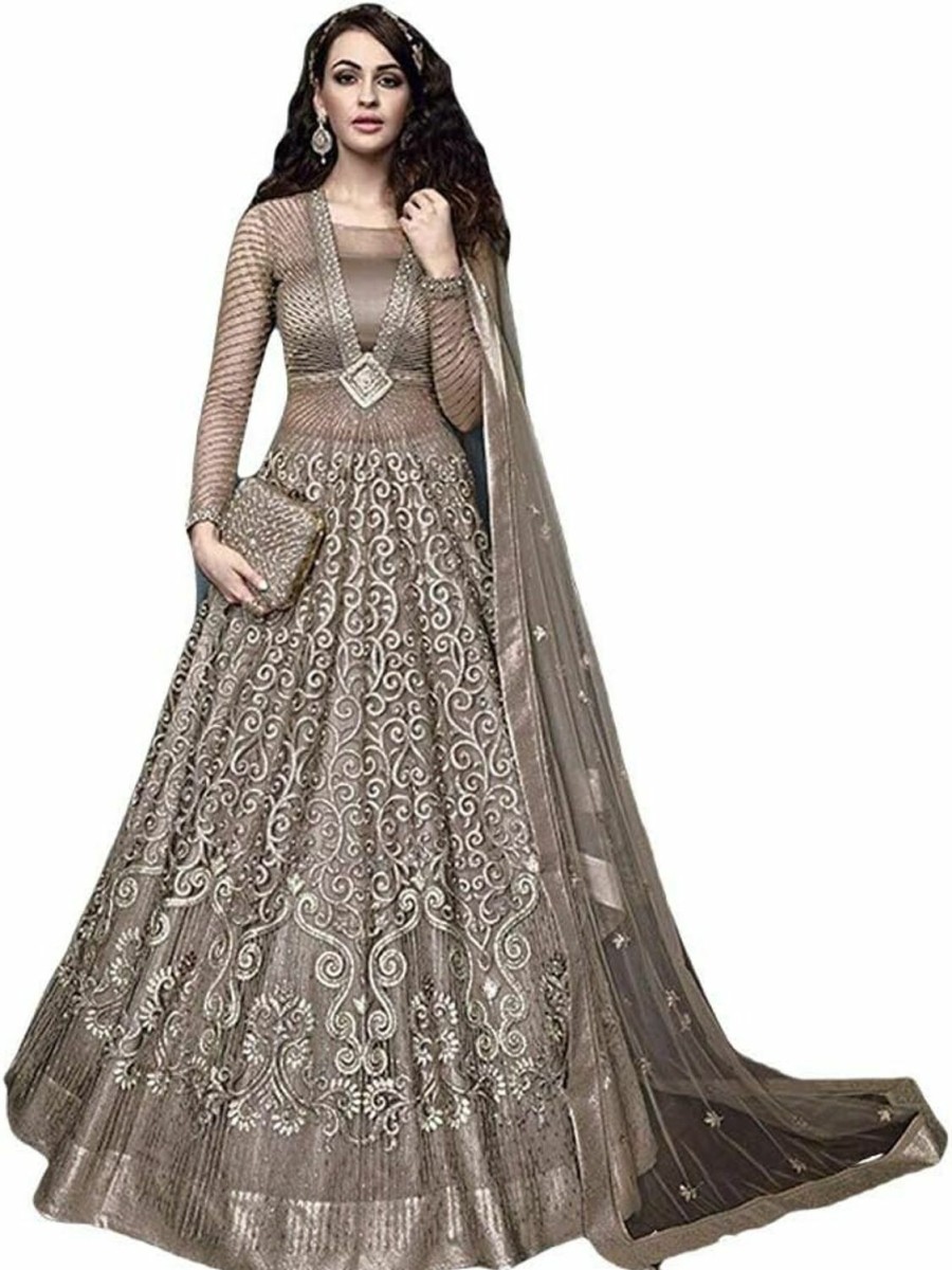 Hot Generic Prija Collection Ready To Wear Indian Pakistani Party/Wedding Wear Designer Style Anarkali Suit For Womens