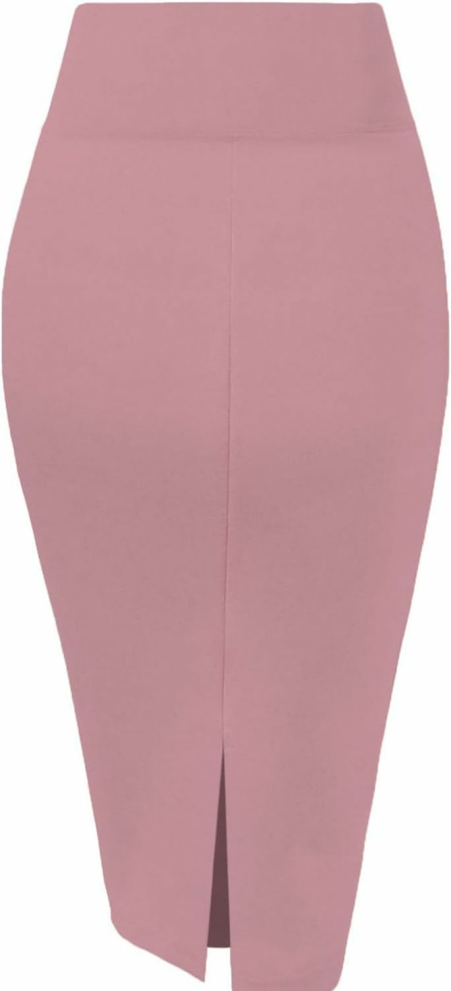 Hot Hybrid & Company Hybrid & Company Women Premium Nylon Ponte Stretch Office Pencil Skirt High Waist Made In The Usa Below Knee