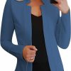 Wholesale DIACACY Diacacy Womens Simple Basic Blazer Work Lapel Jacket Fall Solid Gathered Long Sleeves Cardigan