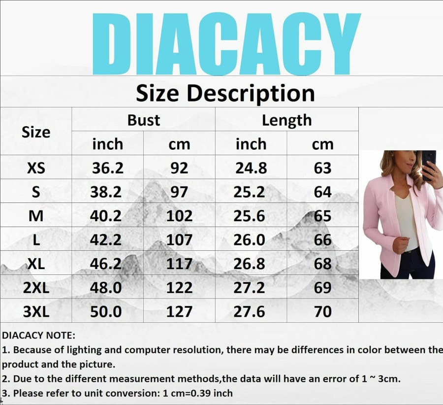 Wholesale DIACACY Diacacy Womens Simple Basic Blazer Work Lapel Jacket Fall Solid Gathered Long Sleeves Cardigan