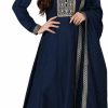 Hot Vaamsi Vaamsi Women'S Silk Blend Solid Embroidered A-Line Kurta Pant With Dupatta