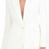 New BCBGMAXAZRIA Bcbgmaxazria Women'S V Neck Long Sleeve Straight Fit Blazer With Front Button Closure