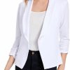 Wholesale Sunfaynis Women'S Soft Stretchy Lightweight Cardigan Blazer One Button 3/4 Ruched Sleeve Business Casual Blazer Jackets