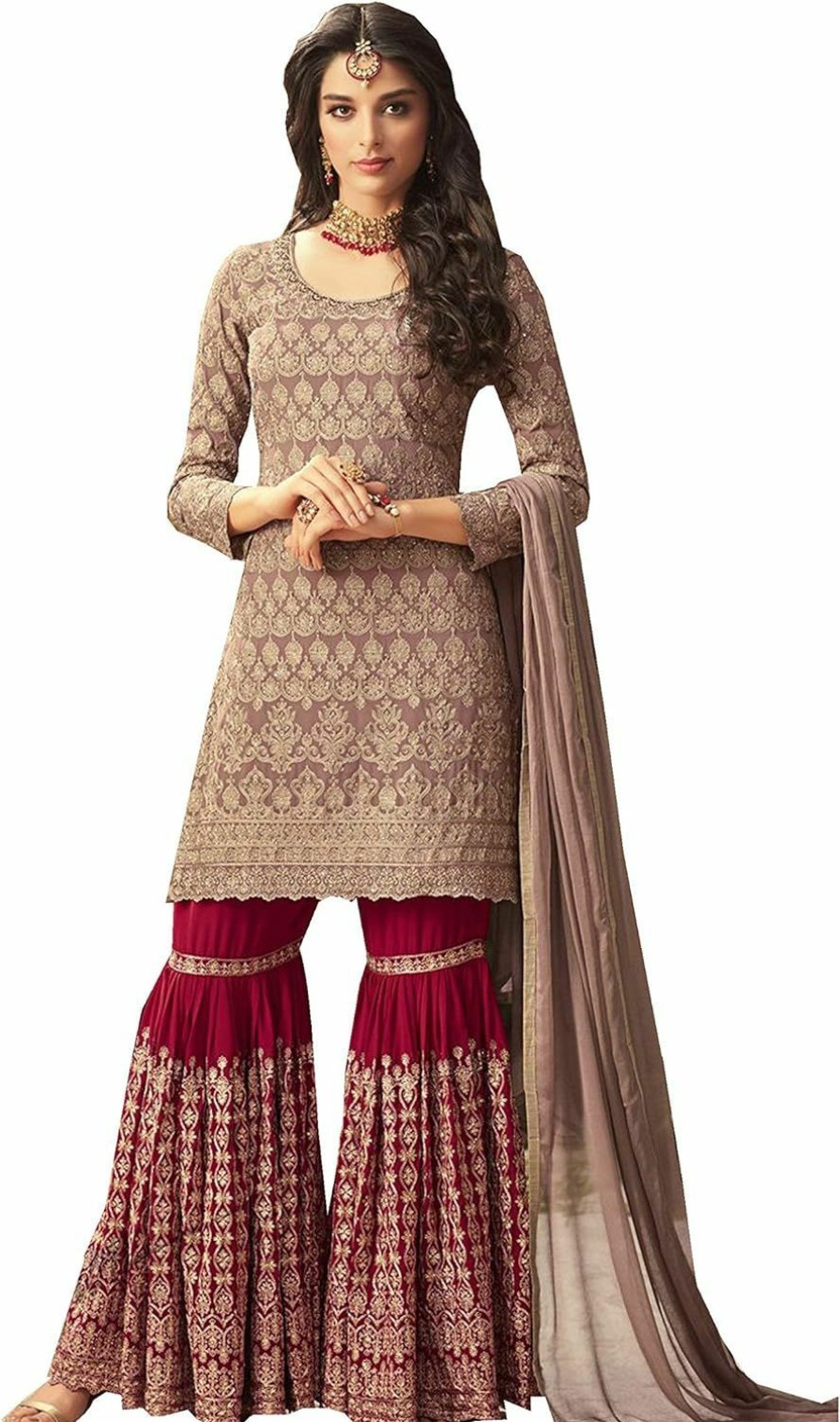 Wholesale Ziya Women'S Collection Indian Pakistani Sharara Palazo Suitfor Women Mohini