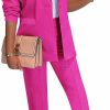 Best Fooullaide Womens Two Piece Business Casual Outfits Long Sleeve Blazer Work Pants Set Professional Office Suit