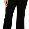 Clearance Anne Klein Anne Klein Women'S Plus Size 5 Pkt Trouser Pant-Black