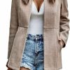 Best chouyatou Chouyatou Women'S Casual Business Open Front Long Sleeve Notch Lapel Office Blazer Jacket