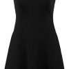 Online SPANX Spanx Women'S Black Fit & Flare The Perfect Black Sleeveless Dress