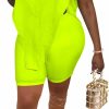 New LYANER Lyaner Women'S 2 Piece Outfits Sleeveless Collar Button Down Side Open Top And Short Set