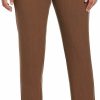 Hot Rafaella Rafaella Women'S Curvy Gabardine Slim Leg Stretch Dress Pant, 32-Inch Inseam, Pull-On, With Pockets (Size 4-16)