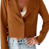 Wholesale Dokotoo Dokotoo Women'S Casual Office Cropped Blazer Long Sleeve Open Front With Button Cardigans Jacket Work Suit