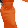 Clearance PYAEAS Pyaeas 2 Piece Outfit Maxi Dress For Women, Summer Deep U Neck Sleeveless Tank Crop Tops Long Skirt Set Party Bodycon Dresses