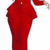 Clearance Remelon Remelon Women'S Suit Sets 2 Piece Sets Sexy V Neck Business Casual Blazer Suit Pants Sets